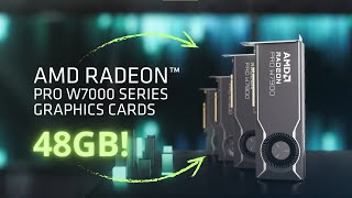 Gigabytes New Radeon Pro W7800 AI TOP 🖥️ A GameChanger for Workstations radeon gigabyte gpu [upl. by Arbba]