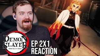 Ok I Dont Hate Rengoku  Demon Slayer Ep 2x1 Reaction amp Review  Mugen Train Arc [upl. by Adriena997]