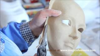 How Venetian masks are made Part 1 [upl. by Harper]