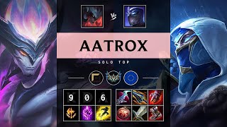 Aatrox Top vs Shen Perfect KDA Legendary  EUW Challenger Patch 1421 [upl. by Aenahs570]