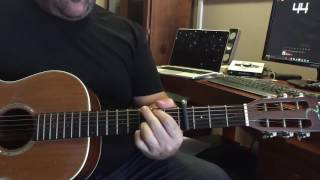 John Mellencamp  Small Town  Practice Play Along Slow [upl. by Aikal264]