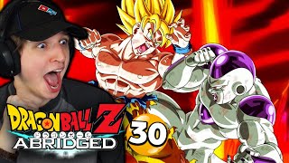 GOKU VS FRIEZA  DBZ Abridged REACTION Episode 30 Pt 13 [upl. by Cirde990]