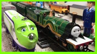 Emily vs Koko  Thomas amp Friends vs Chuggington HO Scale [upl. by Milla395]