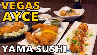 AYCE Sushi quotYama Sushi The Stripquot Las Vegas [upl. by Gnehs]