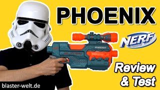 Nerf Phoenix CS6 Elite 20 Review Unboxing amp SchussTest  Top Blaster oder Reinfall  Deutsch [upl. by Trevorr]