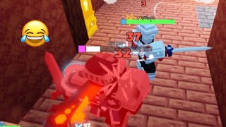 Spawn Killing In Roblox Bedwars 😂 [upl. by Doraj]