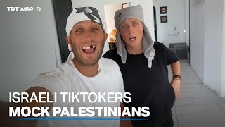 Israeli TikTokers mocking embattled Palestinians goes viral in Israel [upl. by Gazo]