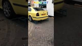 Skoda vrs exhaust sound [upl. by Avrit]