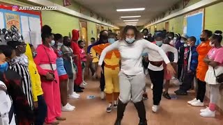 Chicago teacher goes viral with killer dance routine inspired by Candyman  ABC7 Chicago [upl. by Oiramat]