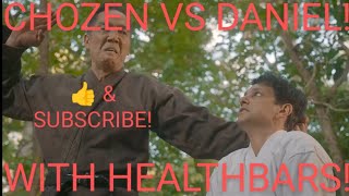 Daniel VS Chozen Final Round With HealthBars  Cobra Kai S3E5 quotMiyagi Doquot 2021 [upl. by Tunnell]