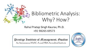 Bibliometric Analysis Why and How [upl. by Iphigenia]