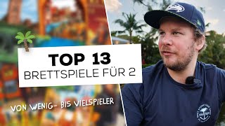 Die besten 2 Spieler Brettspiele 🌴 Top 13 Spiele für Zwei [upl. by Candice858]