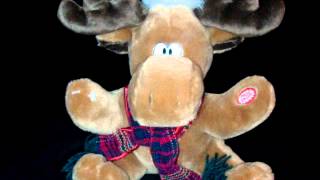 PLUSH ANIMATED SINGING REINDEER quotGRANDMA GOT RUN OVER BY A REINDEERquot DR ELMOMOV07554MPG [upl. by Aip]