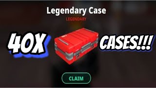 I Unboxed 40 Premium Cases In Murderers Vs Sheriff Duels 100000 Gems [upl. by Nillad547]