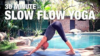 30 Minute Slow Flow Yoga Class  Five Parks Yoga [upl. by Idnew550]