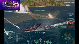 world of warships USS Farragut the Russian badger boosteroid worldofwarships [upl. by Reiche]