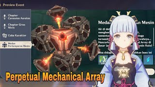 Cara Menuju Perpetual Mechanical Array  Genshin Impact [upl. by Eanwahs]