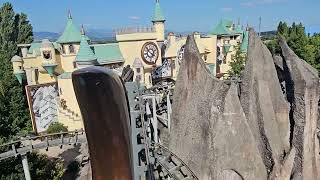 OLANDESE VOLANTE ride pov at rainbow magicland in italy [upl. by Nerehs]