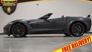 2017 CORVETTE Z06 3LZ BREMBO CARBON CERAMIC BRAKES FREE ENCLOSED DELIVERY FOR SALE R3MOTORCARSCOM [upl. by Ruiz]