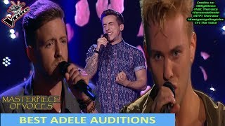 BEST ADELE SONG AUDITIONS IN THE VOICE [upl. by Atiuqam417]