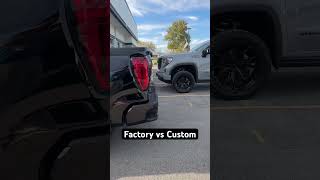 Factory vs Custom GMC Sierra 1500 Denali [upl. by Akemat]