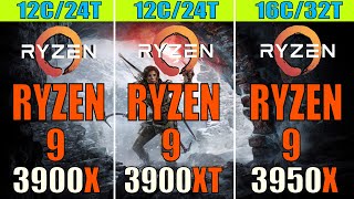 RYZEN 9 3900X vs RYZEN 9 3900XT vs RYZEN 9 3950X  PC GAMES TEST [upl. by Elgar]