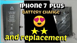 How to replace iphone 7 plus battery❤️⚡ [upl. by Inot]