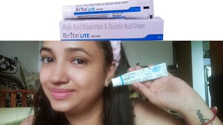 Brite Lite cream review skinbrightening unevenskintonemelasma fairskin [upl. by Olympie57]