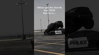 BRUTAL Ram TRX HIT Police Officer trx ram srt srt8 trackhawk dodge 1000hp hellcat fastcar [upl. by Aokek]