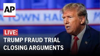 Trump civil fraud trial LIVE Outside the courthouse in New York [upl. by Annuaerb]