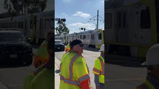 Downey Transparent eye is live Train derailment [upl. by Allisan]