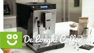 DeLonghi Eletta Plus Bean to Cup Coffee Machine  aocom [upl. by Florry]