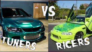 Tuners vs Ricers The key differences [upl. by Inait]