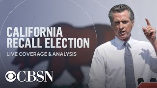 California recall election coverage and analysis  full video [upl. by Enelyad]