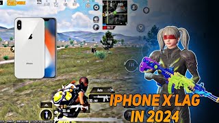 Does iPhone X lag in 2024 🧐🤨  smooth  60 fps Gameplay  Tenox OP [upl. by Kilmarx828]