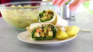 Curried Tofu Salad Wraps [upl. by Adniroc]