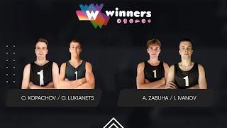 Winners Beach Volleyball Men O Kopachov  O Lukianets  A Zabuha  I Ivanov 30112024 [upl. by Walburga]