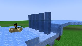 Water Pillars Tutorial  Minecraft Ice Boat Racing [upl. by Genni792]