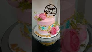 Cakes designs theme chocolate flavor fancy trending amazing recipes ytshorts birthdaycake [upl. by Sullecram504]