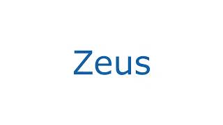 How To Pronounce Zeus With Greek Accent [upl. by Yci]