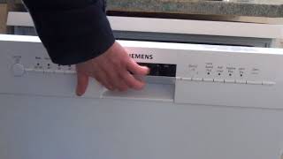 How to Tip 23  Activate or deativate child lock on a Siemens IQ Dishwasher [upl. by Ayiak]