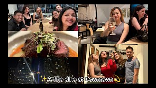 A fine dine at Downtown 🇨🇦😊🍽️  Italian Cuisine  Travel Vlog [upl. by Coppinger]