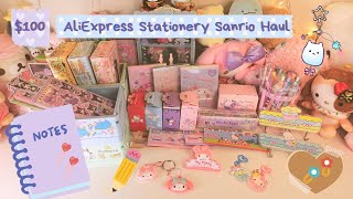 Huge Sanrio Haul AliExpress [upl. by Hertzfeld]