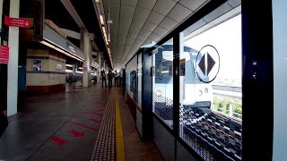 Singapore MRT ride from Woodlands North to Orchard train station 1 of 2 [upl. by Fidelio]