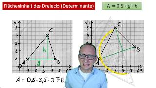 Flächeninhalt eines Dreiecks Determinante [upl. by Box]