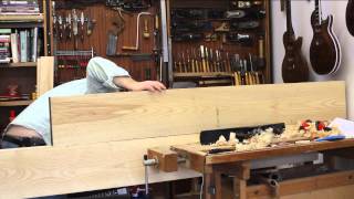 Tutorial  Ep 2  How To Build a Luthiers Workbench  Jointing the top [upl. by Assiram]