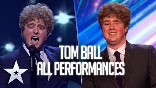 ALL of Tom Balls OUTSTANDING Performances  Britains Got Talent [upl. by Assyl]