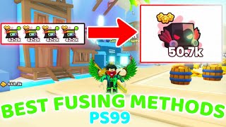 SUPER OP 😱 FUSING METHOD TO GET RAINBOW CYBORG DOMINUS BEST Fusing method  Pet Simulator 99 [upl. by Everick]