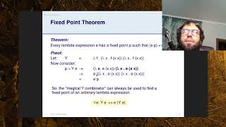 Fixedpoint theorem and Y combinator in lambda calculus [upl. by Proudfoot]