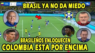 PRENSA BRASILEÑA¡¡ COLOMBIA GOLEA E INVICTA Y BRASIL NO TIENE NIVEL [upl. by Jerad]